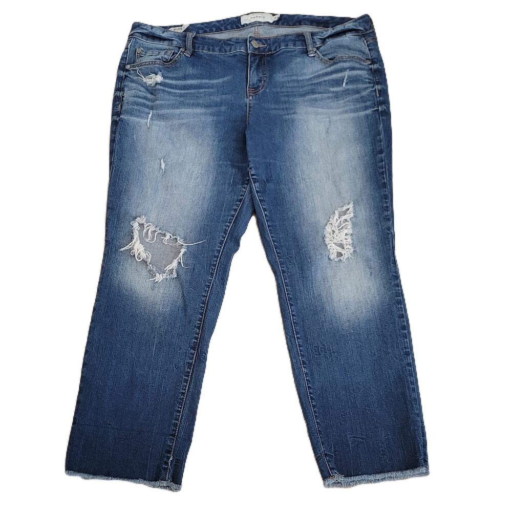 Torrid Womens Boyfriend Jeans Blue Size 18